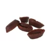 Barchette di Pasta Frolla glassate al Cioccolato