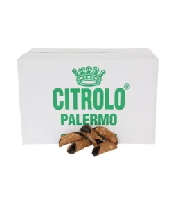 Cialde Cannolo Siciliano Glassate al CIoccolato mignon