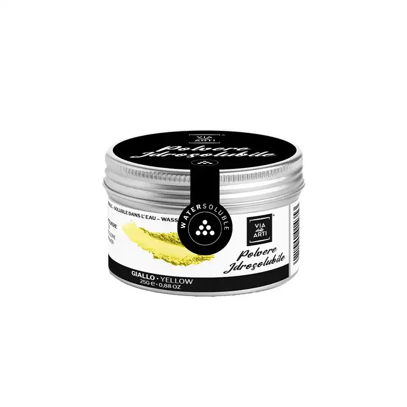 Colorante in polvere idrosolubile giallo