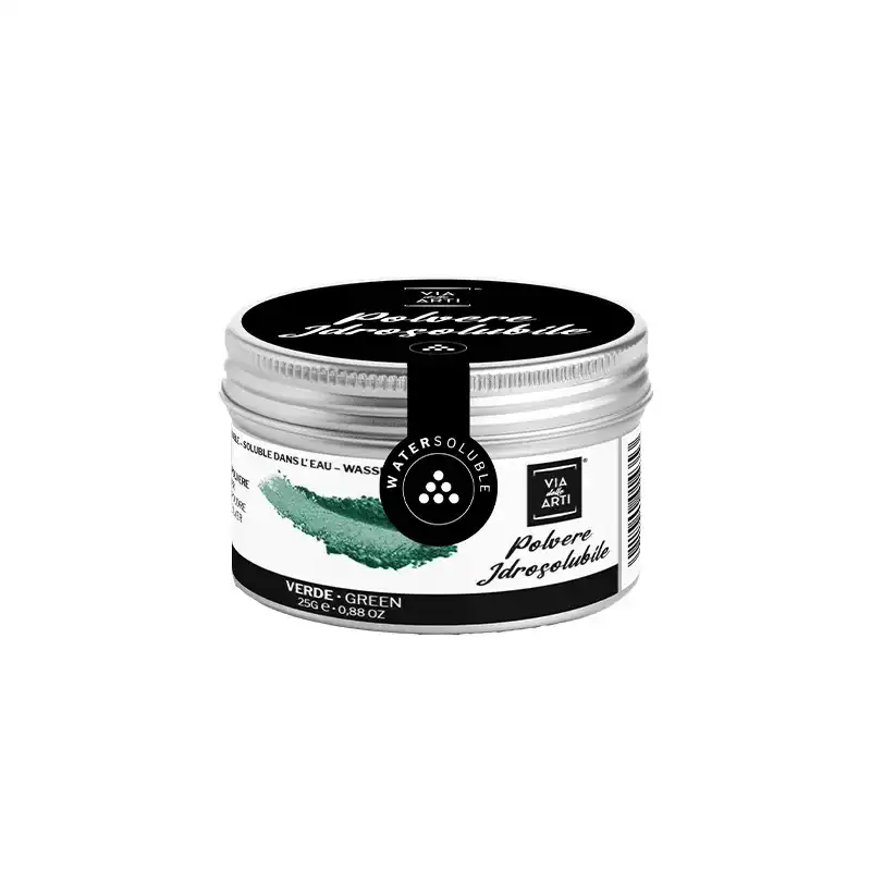 Colorante in polvere idrosolubile verde