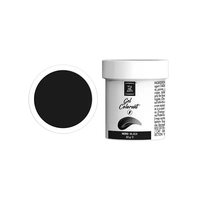 Colorante nero in gel per dolci, 30 gr