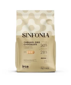 Confezione del cioccolato al caramello dorato professionale