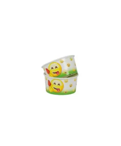 Coppette per gelato con fantasia emoticon