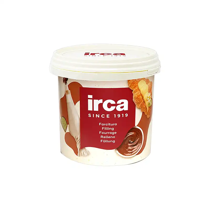 Fusto contenente la crema al pistacchio al 18%% di frutta secca