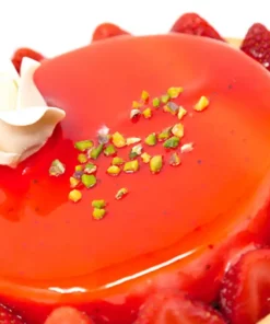 Glassa a specchio a fragola per torte e semifreddo