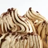 Gelato aromatizzato con la pasta caffè