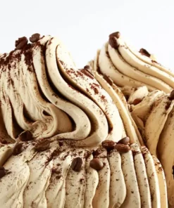 Gelato aromatizzato con la pasta caffè