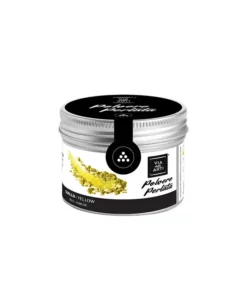 Colorante in polvere perlato giallo per alimenti