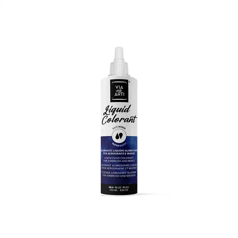 Colorante liquido idrosolubile blu, 250 ml