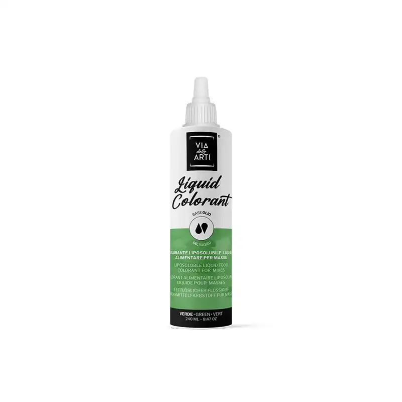 Colorante liquido liposolubile verde, 240 ml