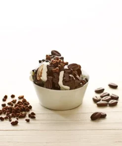 Crema al caffè con granella di biscotti al cacao