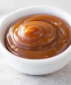 Crema toffee in un vasetto