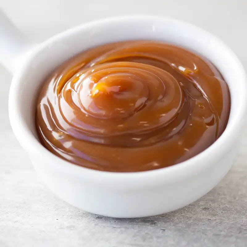 Crema toffee in un vasetto