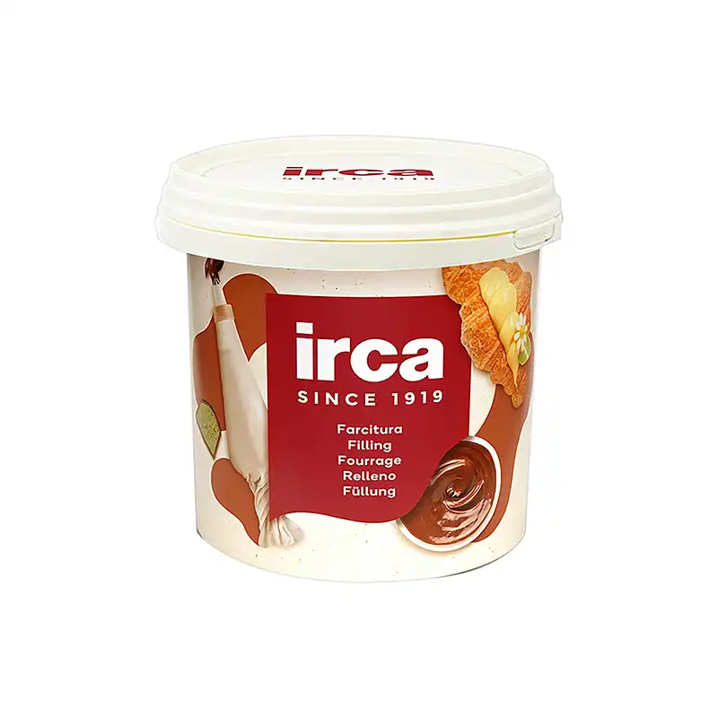 Fusto contenente la crema toffee, 5 kg