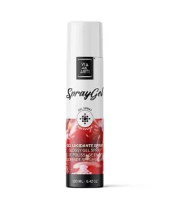Gel spray lucidante