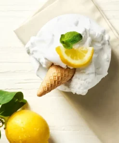 Gelato realizzato con il Preparato per gelato istantaneo a Limone