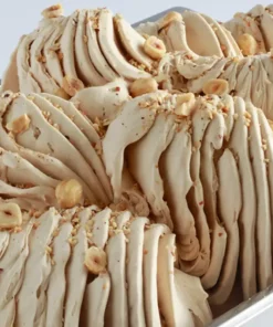 Gelato realizzato con la pasta nocciola Italia 100%