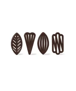 Decorazioni in cioccolato per torte, gran decor assortment, 260 pezzi