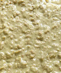 Pralinato al pistacchio e cioccolato bianco con crepes