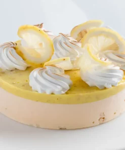 Semifreddo con la Crema al limone con granella di biscotto