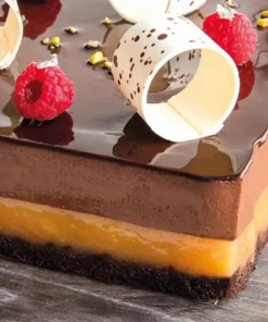 Semifreddo ripieno di composta di arancia al 70% di frutta