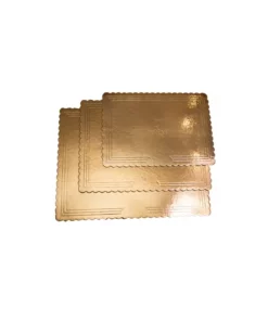 Tronchetti in carta rettangolari per torte