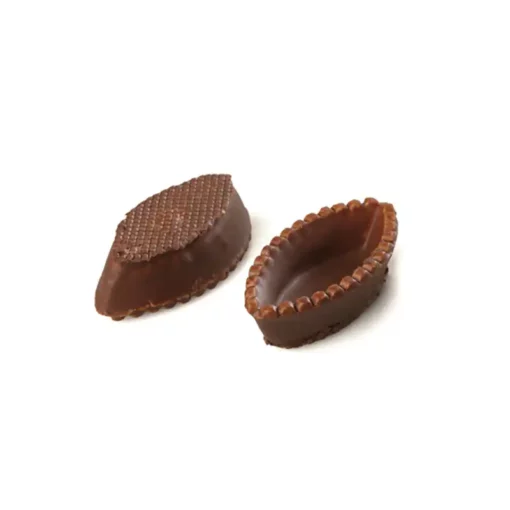 Barchette di Pasta Frolla glassate al Cioccolato