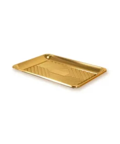 Vassoio oro rettangolare per dolci