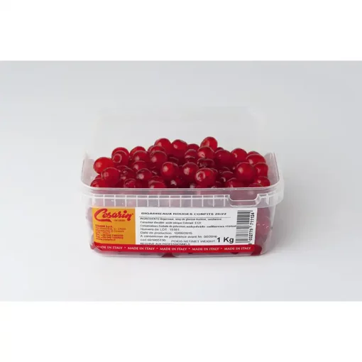 Confezione di Ciliegie Rosse Candite, 1 kg