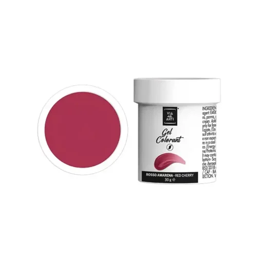 Colorante in gel rosso amarena 30 gr