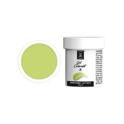 Colorante verde chiaro in gel, 30 gr