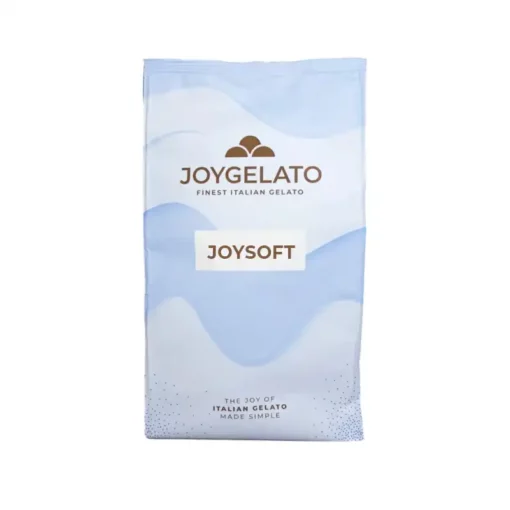 Confezione del prodotto preparato in polvere per gelato soft allo yogurt