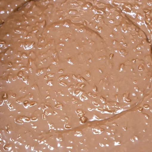 Crema al cioccolato al latte e cocco con fiocchi di cocco
