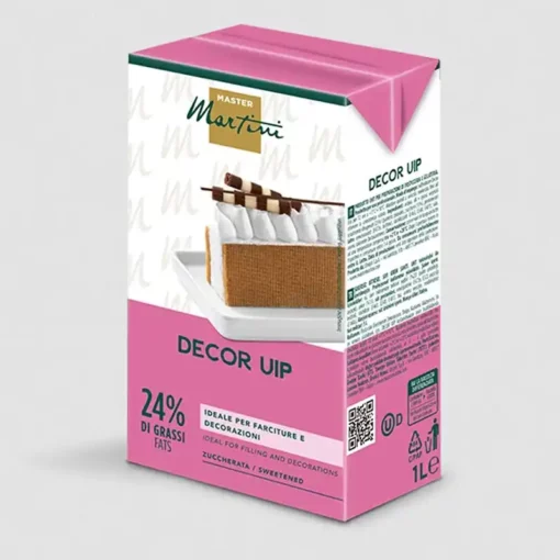 Panna Decor Uip 24% di grassi, zuccherata