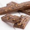 Barette create con il surrogato di cioccolato al caramello