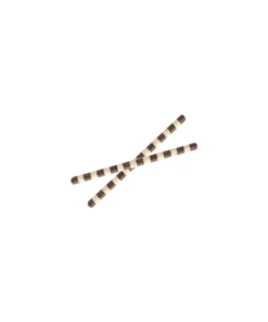 Decorazioni di cioccolato per torte, mikado dark/white, 335 pezzi