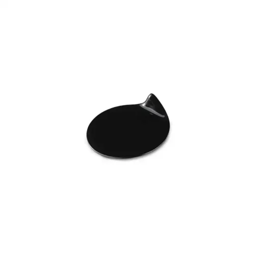 Piattino tondo Nero per monoporzione
