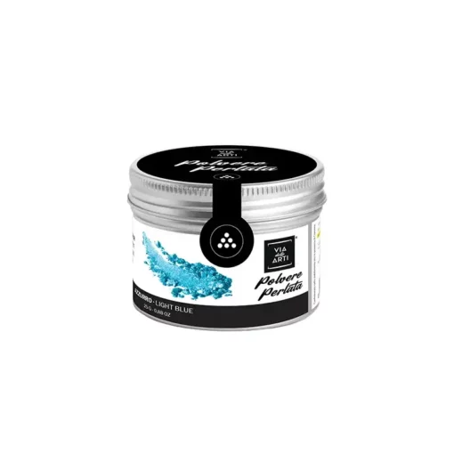 Colorante alimentare in polvere perlato azzurro