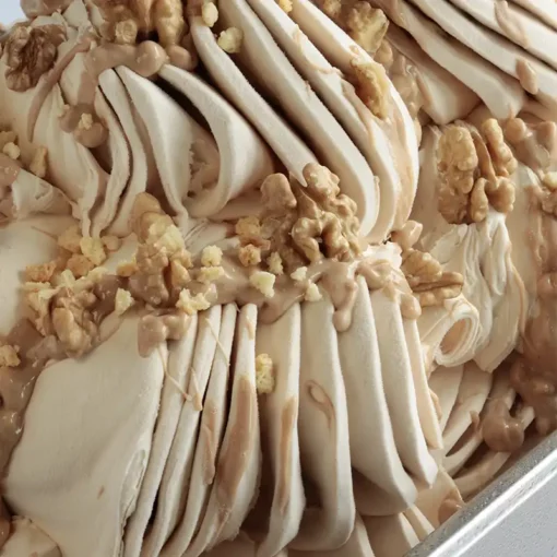 Crema al Caramello con granella di biscotto