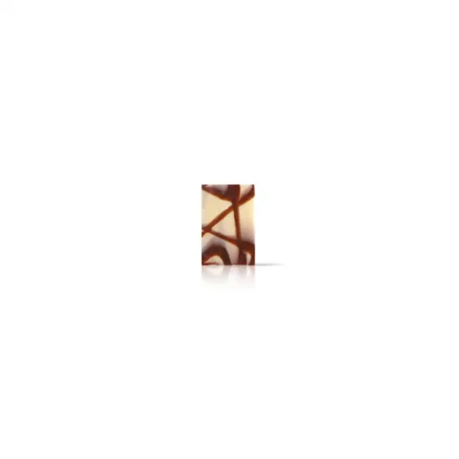 Decorazione in cioccolato Diablo triangle dark/white, 375 pezzi