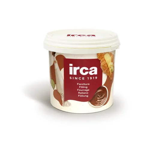 Fusto contenente la crema al cioccolato al late per glassare torte e dolci, 5 kg
