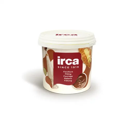 Fusto contenente la crema al cioccolato fondente per glassare torte e dolci
