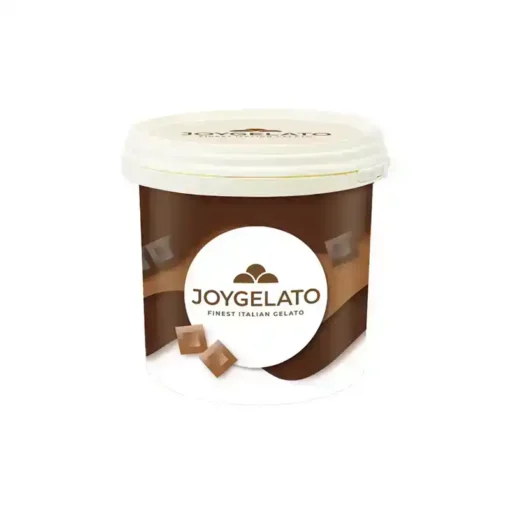 Fusto contenente la copertura a fragola per gelato
