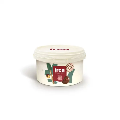 Fusto contenente la crema al cioccolato fondente da copertura, 3 kg