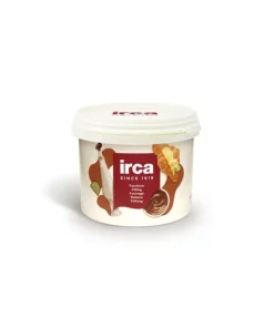 Fusto contenente la crema gianduia con l'8% di nocciole