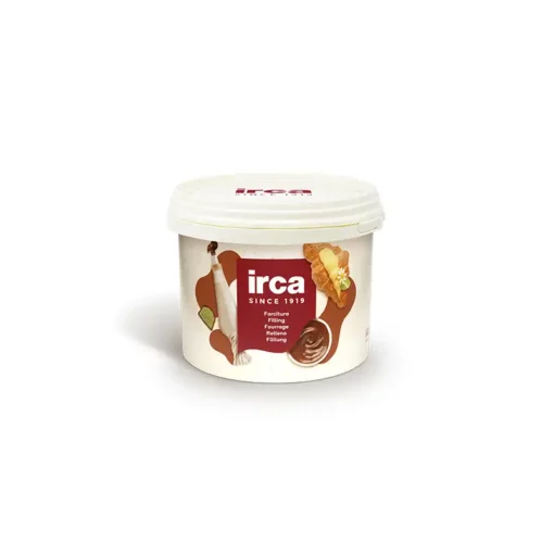 Fusto contenente la crema gianduia con l'8% di nocciole