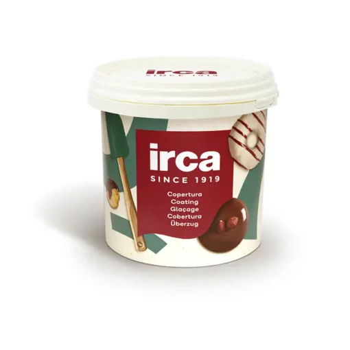 Fusto contenente la crema al cioccolato bianco