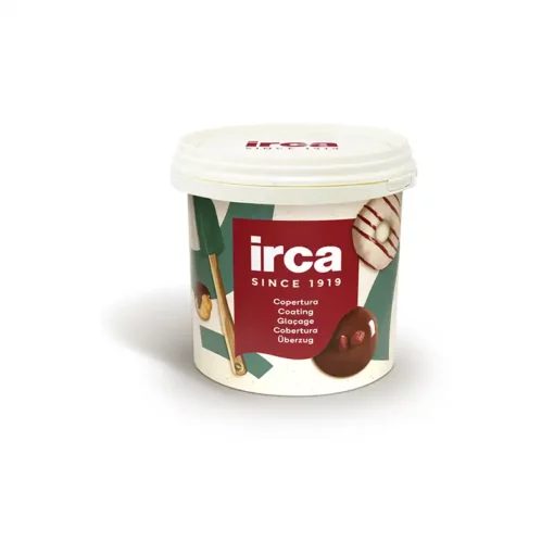 Fusto contenente la glassa a specchio al cioccolato bianco, 6 kg