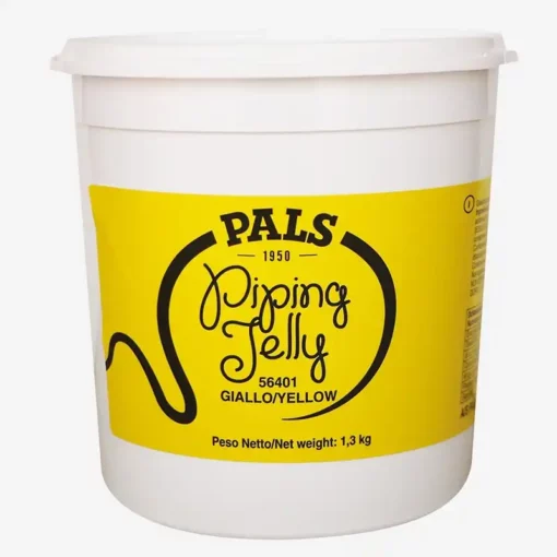 Gelatina per decorare torte gialla