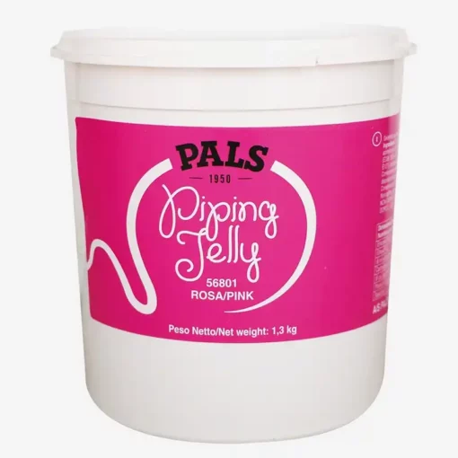 Gelatina per decorare torte rosa